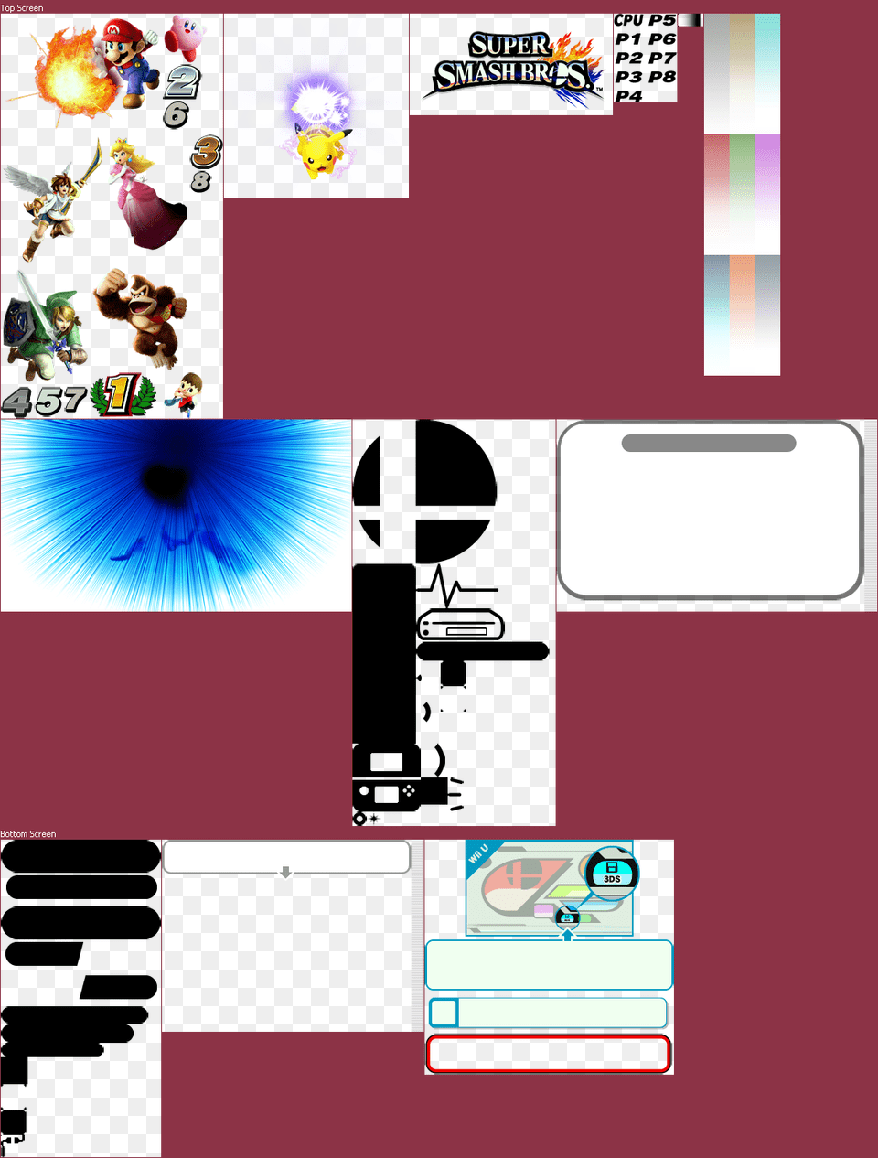 Click For Full Sized Image Wii U Link Up Super Smash Bros For Nintendo 3ds And Wii U, Person, Head, Art, Collage Free Png