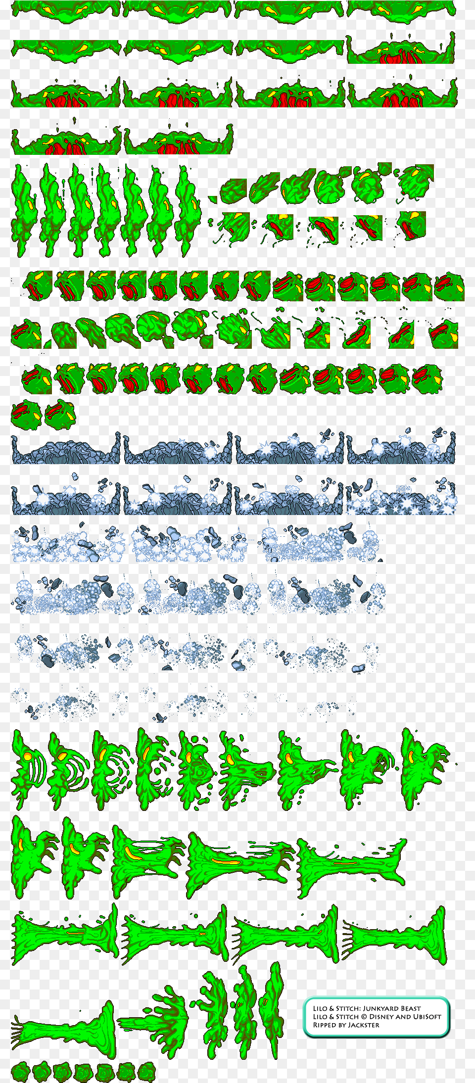 Click For Full Sized Junkyard Beast Lilo And Stitch Sprites, Green, Nature, Outdoors, Advertisement Png