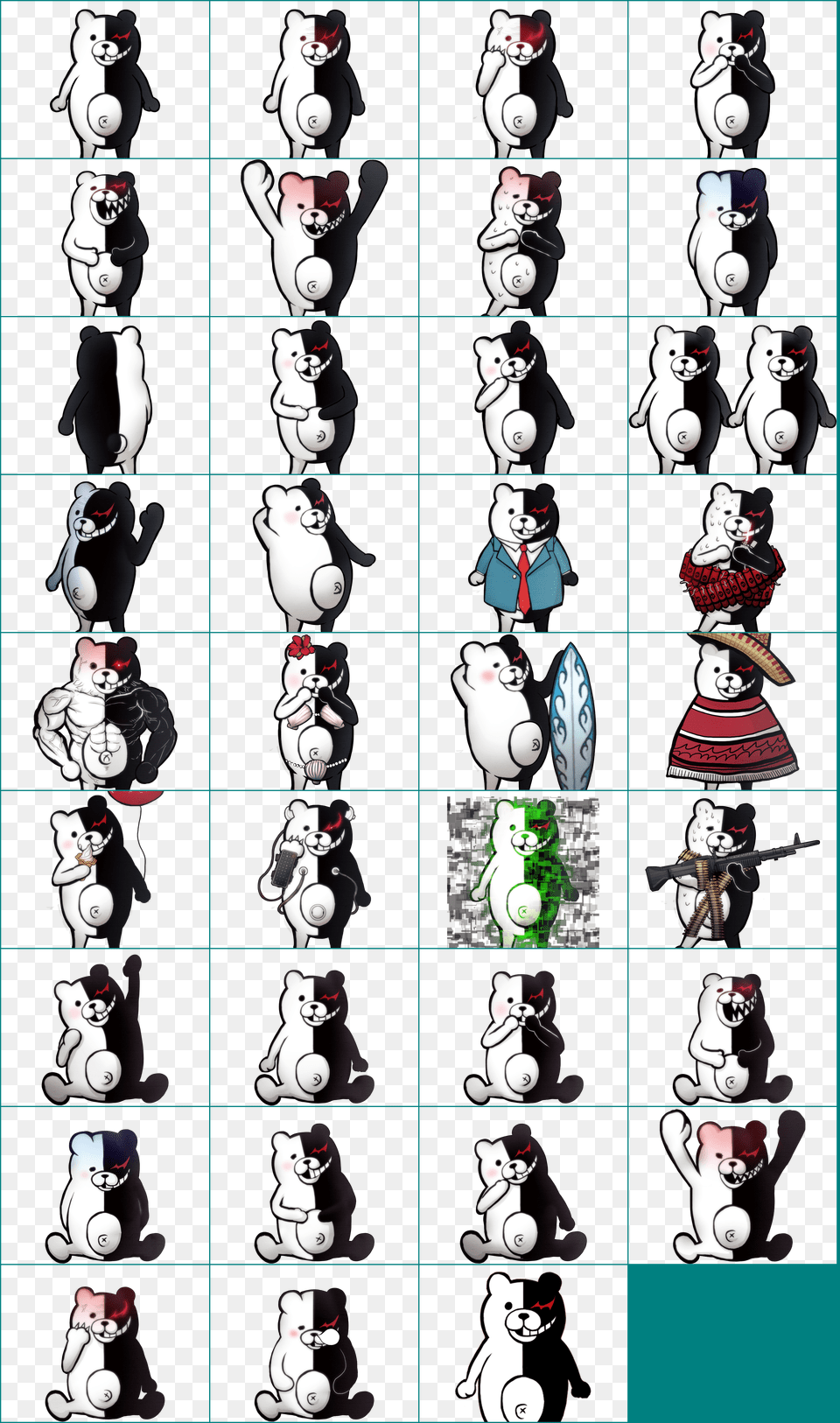 Click For Full Sized Monokuma Monokuma Sprites Free Transparent Png