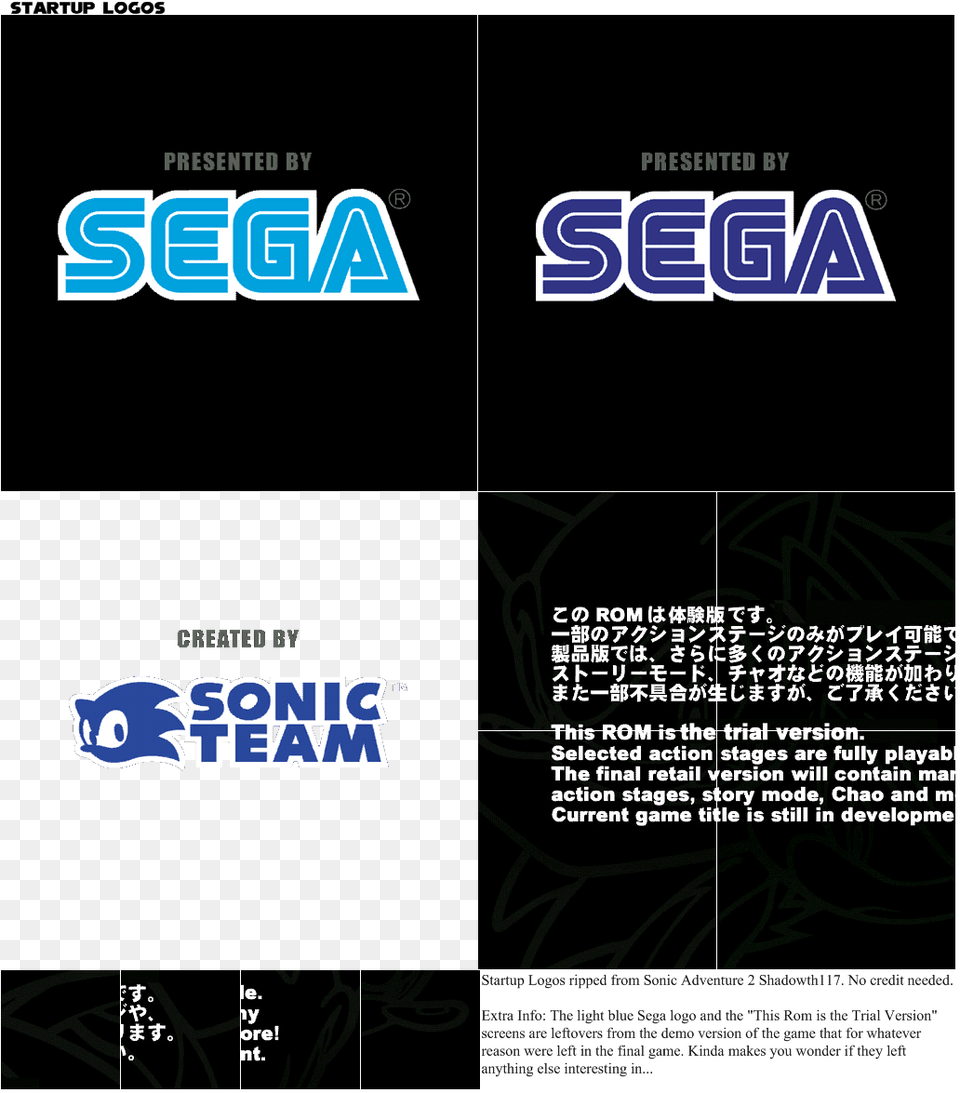 Click For Full Sized Start Up Logos Sonic Team, Advertisement, Poster, Text Png