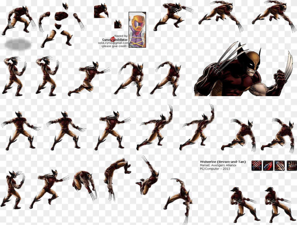 Click For Full Sized Wolverine Marvel Avengers Alliance Wolverine X Force, Adult, Person, Woman, Female Free Png
