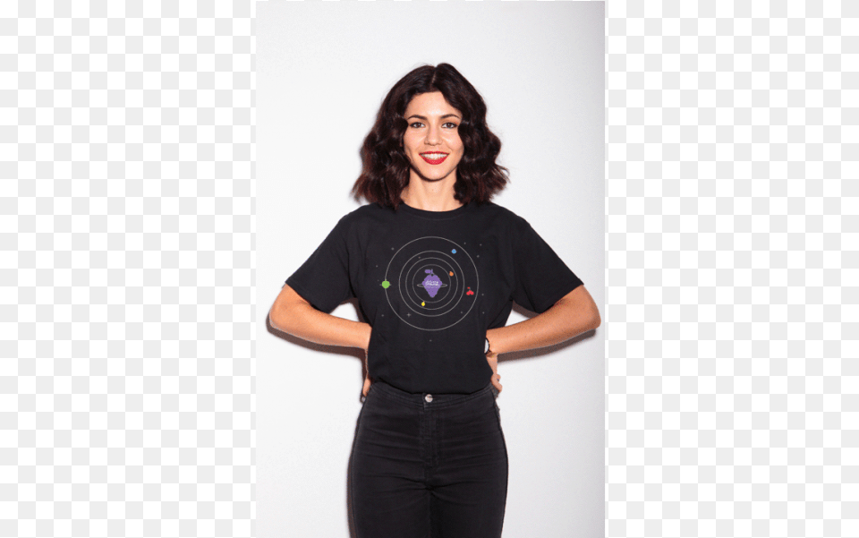 Click For Larger Glow In The Dark Marina And The Diamonds Shirt, Adult, Clothing, Female, Person Png Image