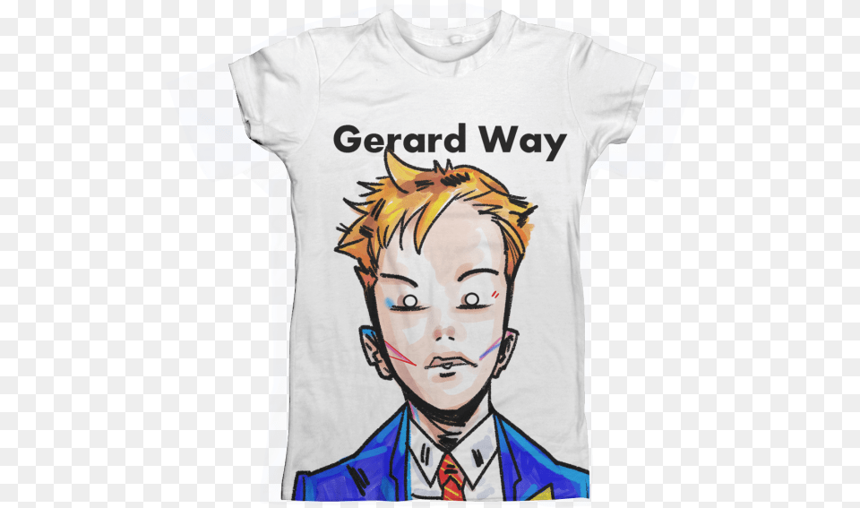 Click For Larger Gerard Way Hesitant Alien Vinyl Record, Clothing, Shirt, T-shirt, Adult Png Image