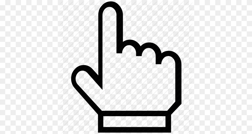 Click Forefinger Index Finger Point Finger Press Touch Icon, Clothing, Glove, Lighting Png Image