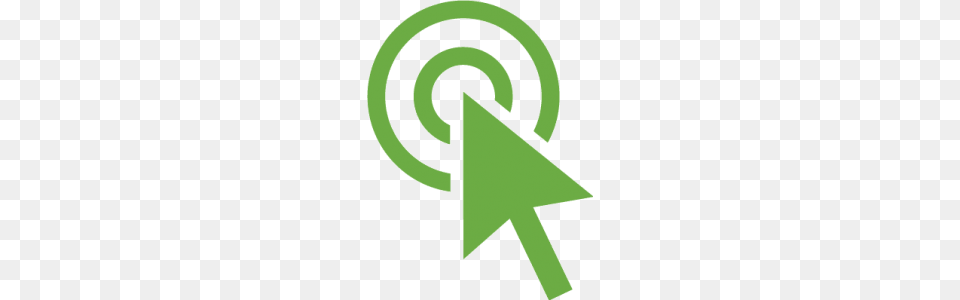 Click Green Arrow, Symbol Free Png Download