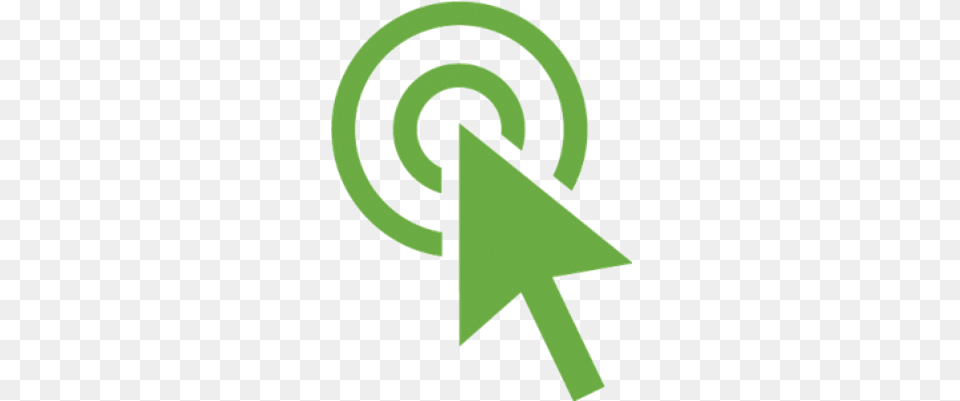 Click Green Arrow Click Icon Green, Symbol Free Transparent Png