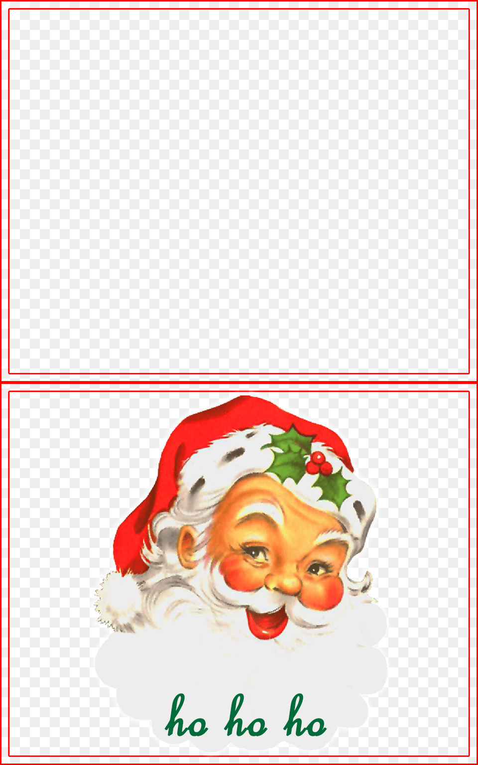 Click Here To Download Jolly Santa Claus Face Half Santa Claus, Logo, Baby, Person, First Aid Free Png