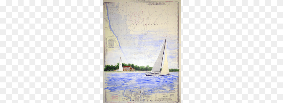 Click Here To Learn How To Commission A Chart Painting Sail, Boat, Sailboat, Transportation, Vehicle Png Image