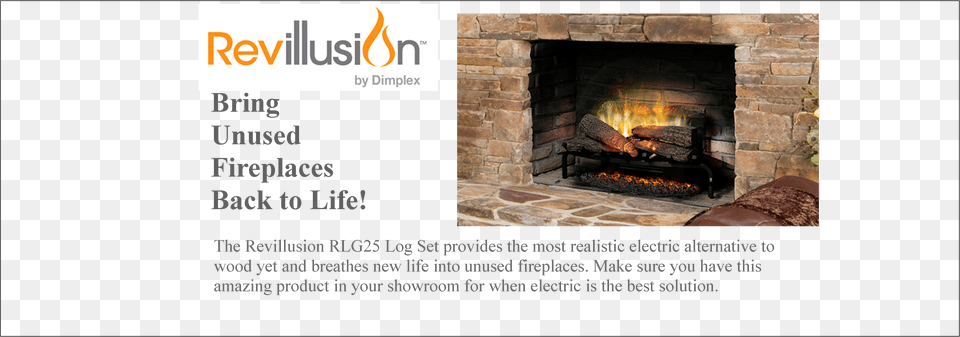 Click Here To Learn More Dimplex 25 In Revillusion Electric Fireplace Insertlog, Hearth, Indoors Png