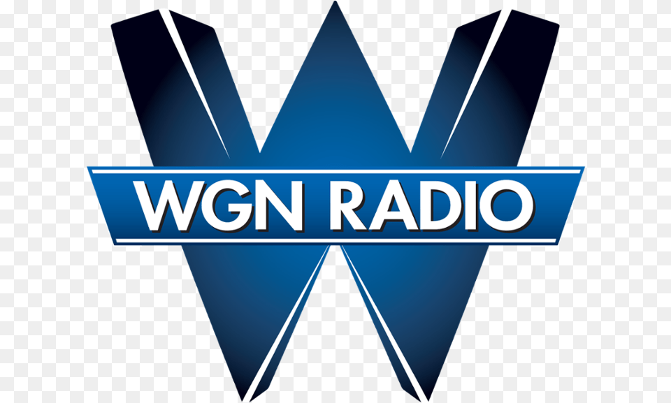 Click Here To Listen Live As The Blackhawks Play Their Wgn Radio Logo, Symbol, Lighting Free Png