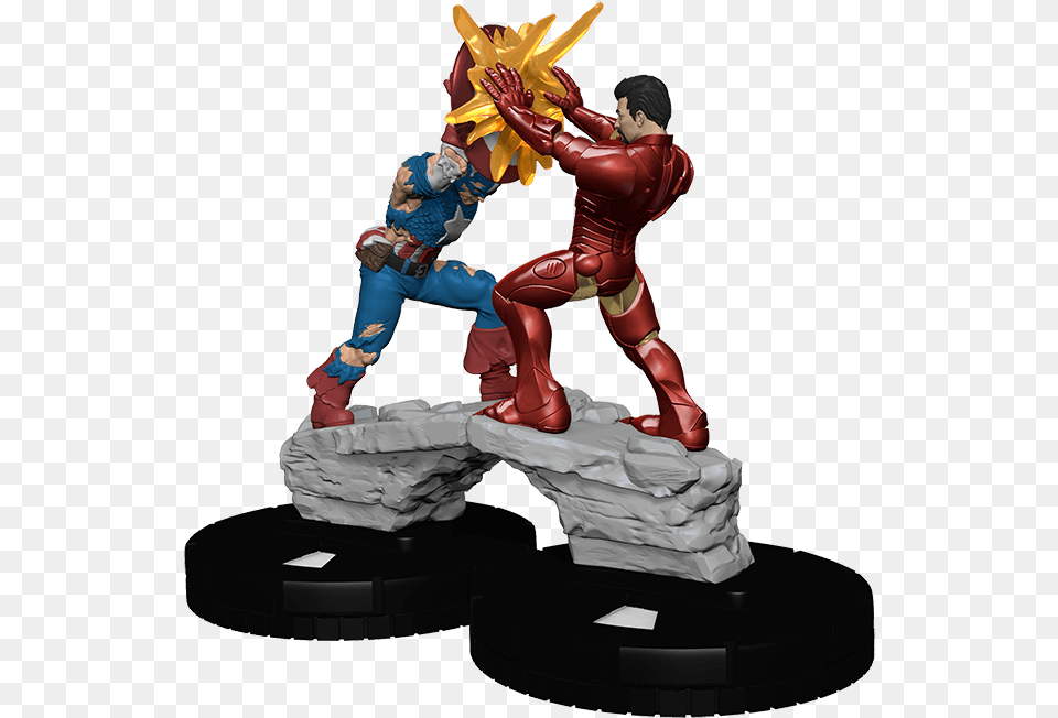 Click Marvel Heroclix Civil War, Figurine, Adult, Female, Person Free Png