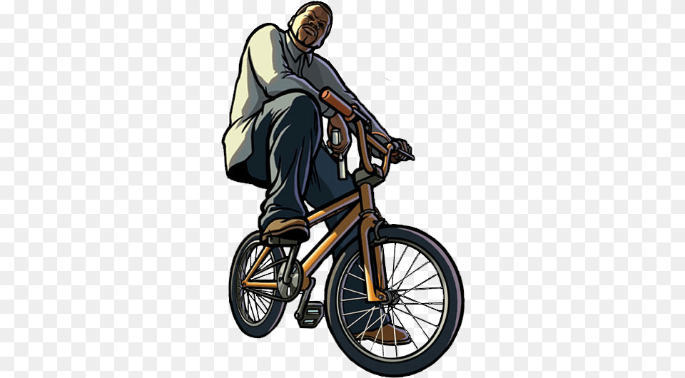 Click Na Imagem Para Salva La Em Tamanho Grande Gta San Andreas, Bicycle, Vehicle, Transportation, Wheel Free Png