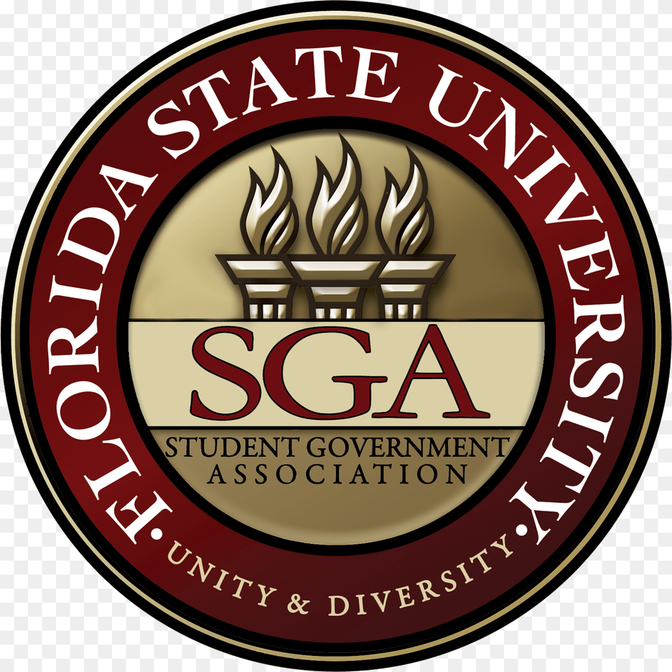 Click On Image To Download Seal Logo Florida State University, Symbol, Emblem, Beer, Beverage Png