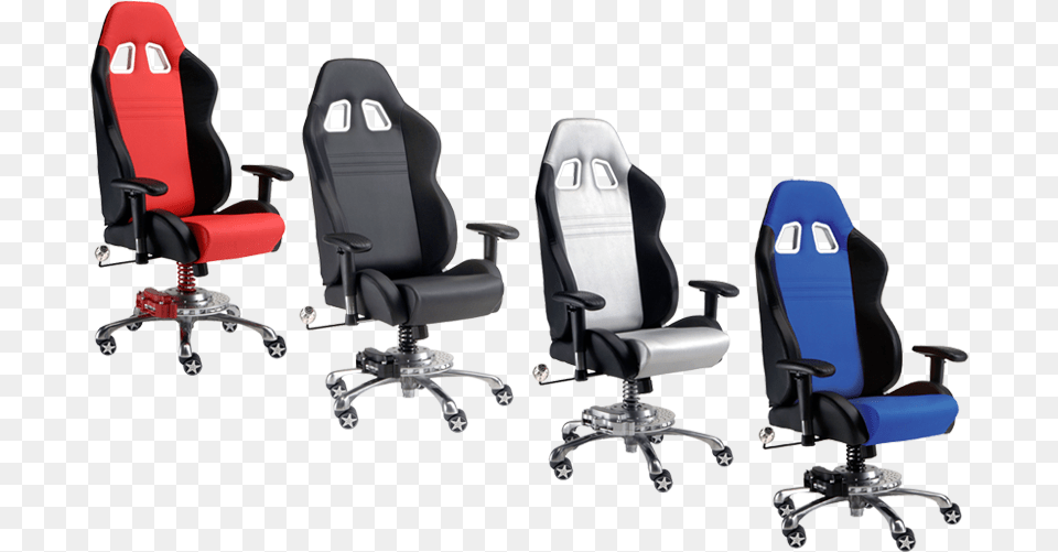Click On Slides For Popup Images Pitstop Gt Series Office Chair Silver, Cushion, Furniture, Home Decor, Headrest Free Transparent Png