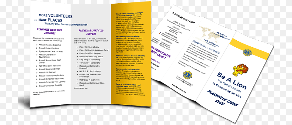 Click On The Image To See Our Club Brochure, Advertisement, Poster, Business Card, Paper Png