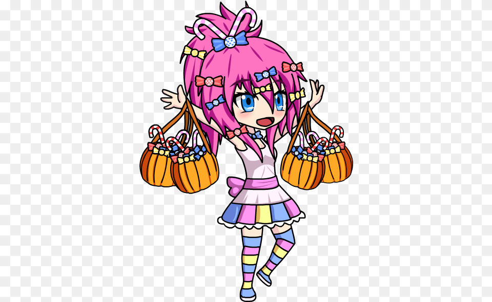 Click On The Photo To Start Tagging Candy Wendy Anime Gacha, Book, Comics, Publication, Baby Free Png