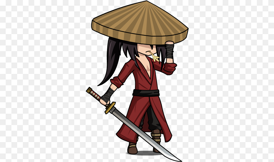 Click On The Photo To Start Tagging Cartoon Samurai, Weapon, Sword, Book, Comics Free Transparent Png