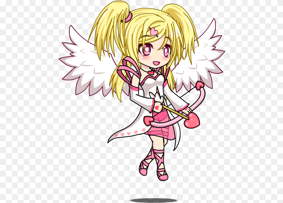Click On The Photo To Start Tagging Cupid Valentine Gacha World, Book, Comics, Publication, Person Free Png