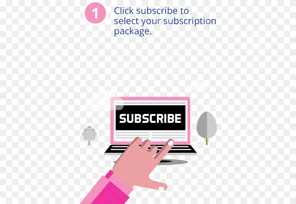 Click Subscribe To Select Your Subscription Package Graphic Design, Text, Computer, Electronics, Pc Free Transparent Png