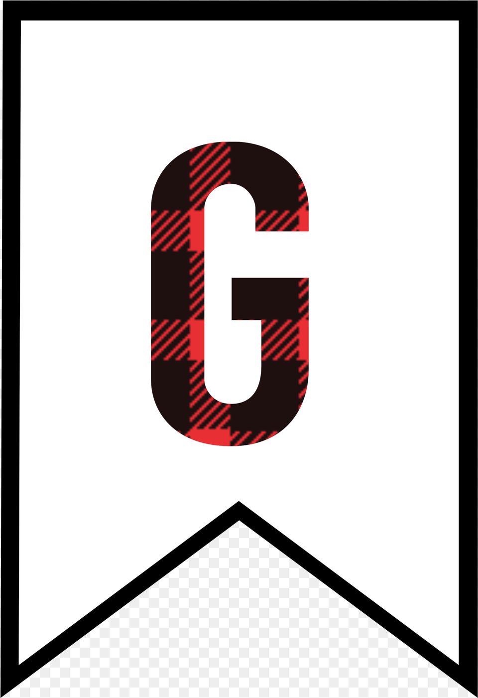 Click The Following Links To Print The Buffalo Plaid Printable Letters For Banners S, Text, Smoke Pipe, Symbol Free Transparent Png