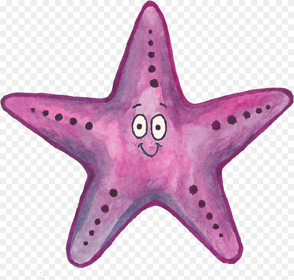 Click The Speech Bubbles To Hear Us Talk Starfish Clipart Purple, Animal, Fish, Sea Life Png