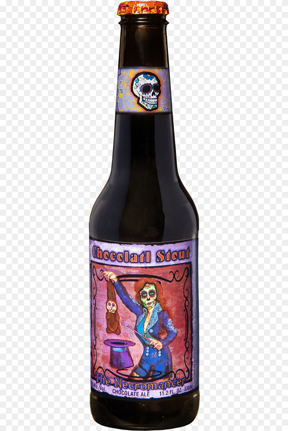 Click To Download Day Of The Dead Chocolate Stout, Alcohol, Beer, Beverage, Adult Png Image