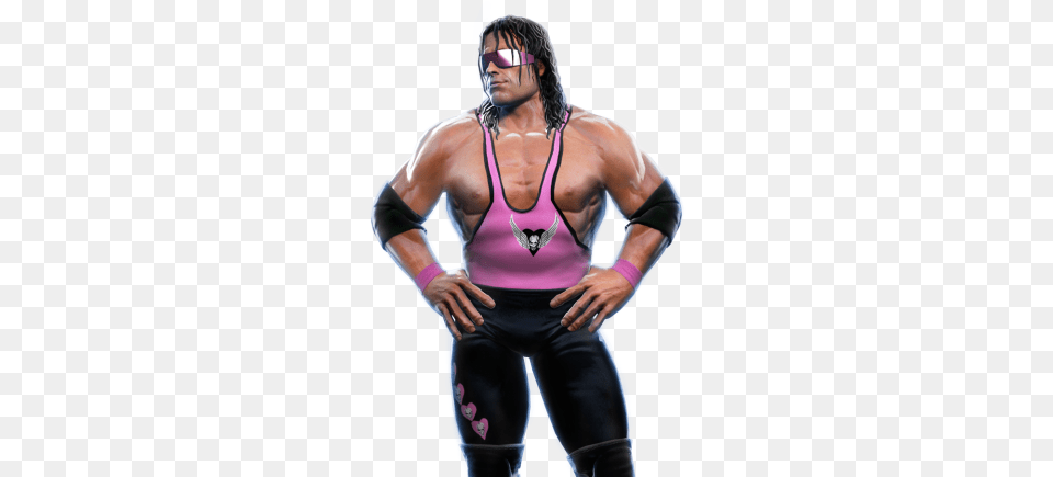 Click To Edit Bday Wwe Bret Hart, Body Part, Person, Finger, Hand Png
