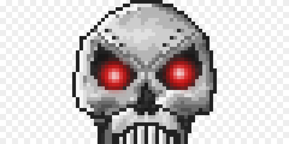 Click To Edit Terraria Skeletron Prime, Dynamite, Mask, Weapon Png