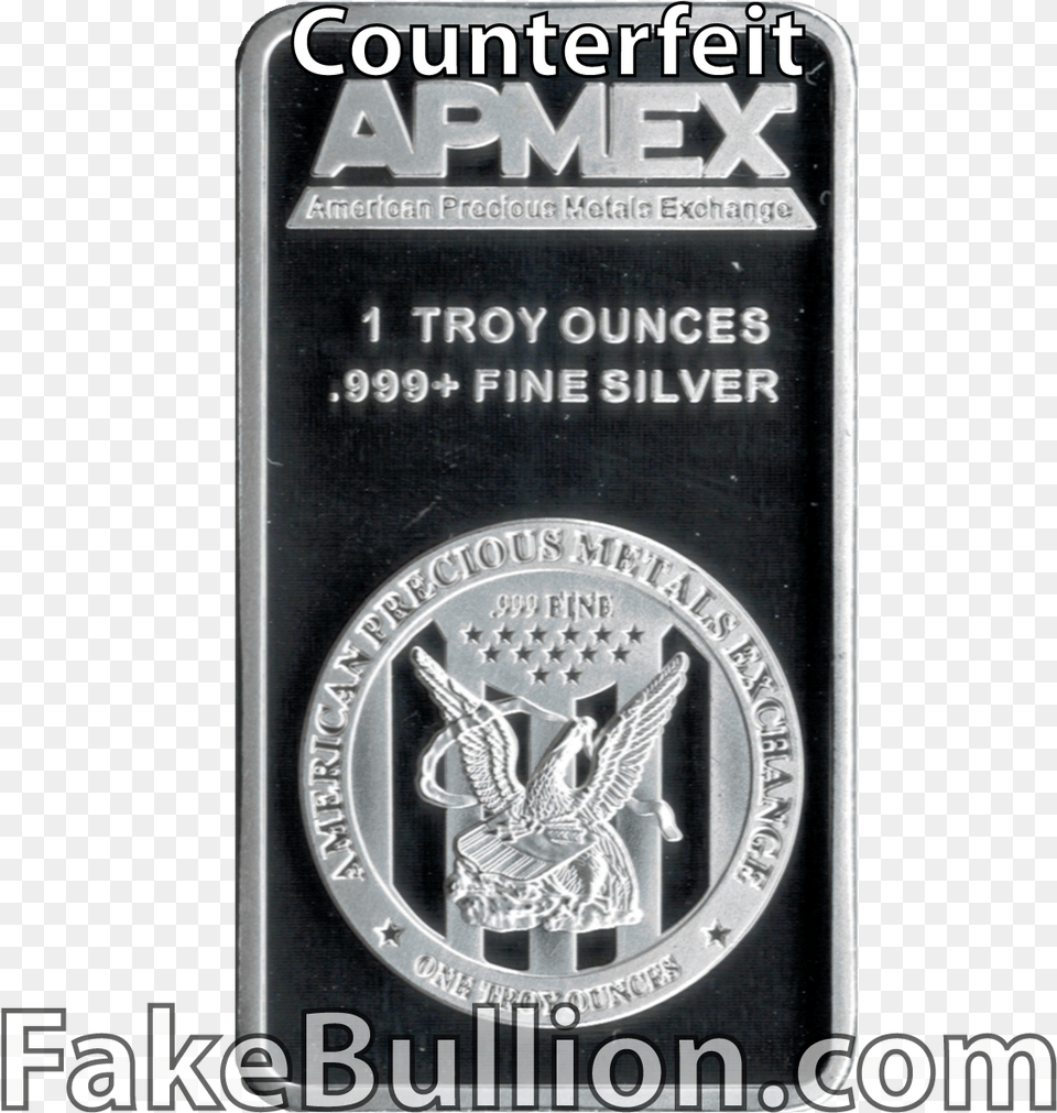 Click To Enlarge Apmex Bar Fake Obverse Air Force, Logo, Silver, Animal, Bird Png Image