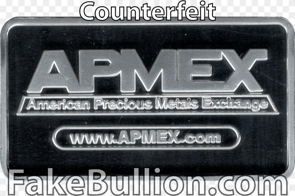 Click To Enlarge Image Apmex Bar Fake Reverse Label, Emblem, Symbol, Logo Free Png Download