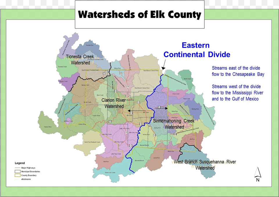 Click To Enlarge Image Ecwatershedorig Sinnemahoning Watershed, Chart, Map, Plot, Atlas Png