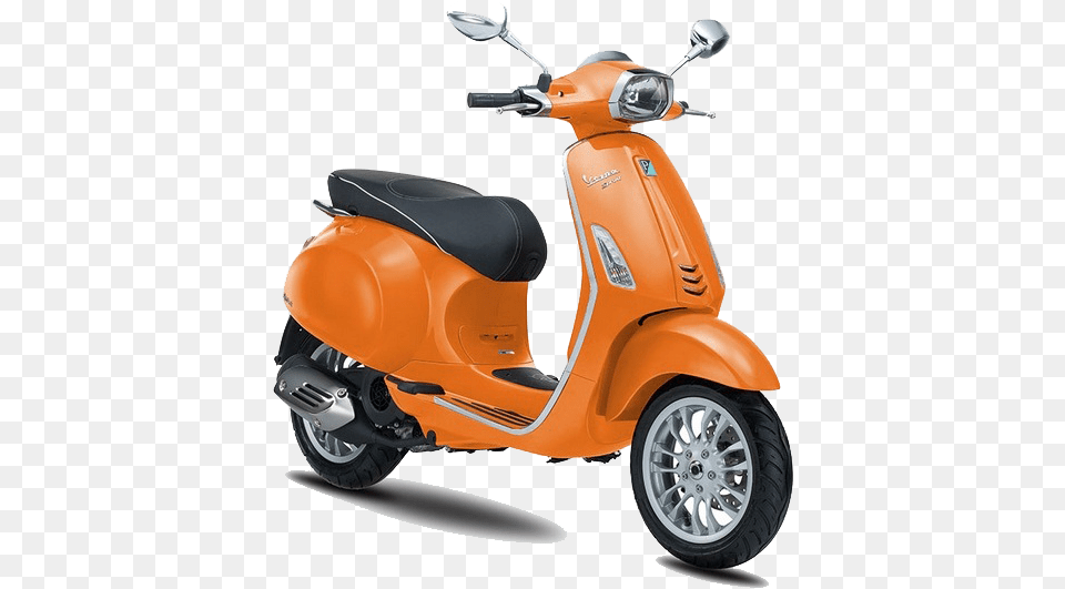Click To Enlarge Image Piaggio Vespa Sprint Orange Vespa Sprint 2019 Orange, Scooter, Transportation, Vehicle, Motorcycle Png