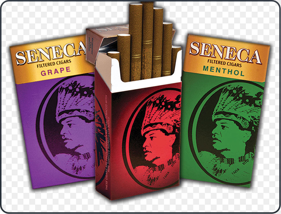 Click To Enlarge Seneca Filtered Cigars Illustration, Book, Publication, Person, Advertisement Png Image