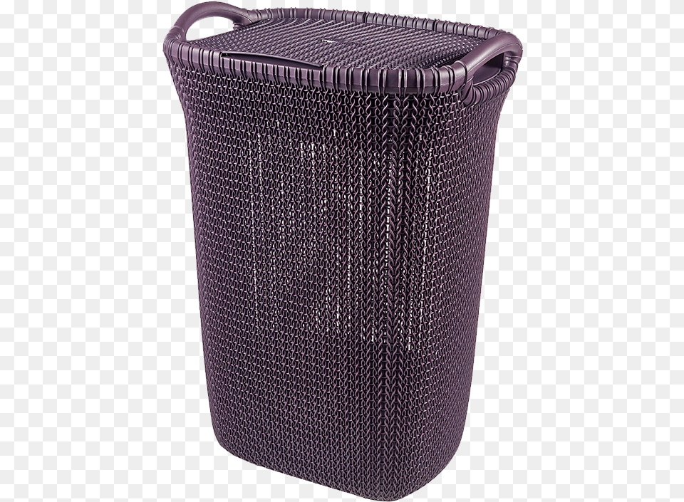 Click To Enlargeclick To Enlarge Curver Knit Laundry Knit 57l Purple Laundry Basket Png Image