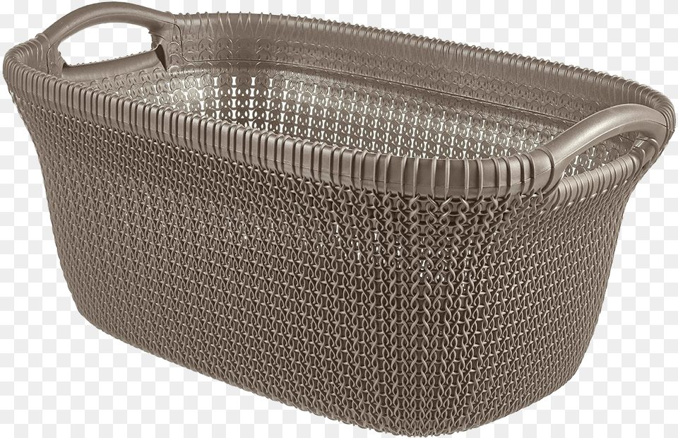 Click To Enlargeclick To Enlarge Curver Laundry Basket Knit 40l Purple Laundry Basket, Crib, Furniture, Infant Bed, Woven Free Png