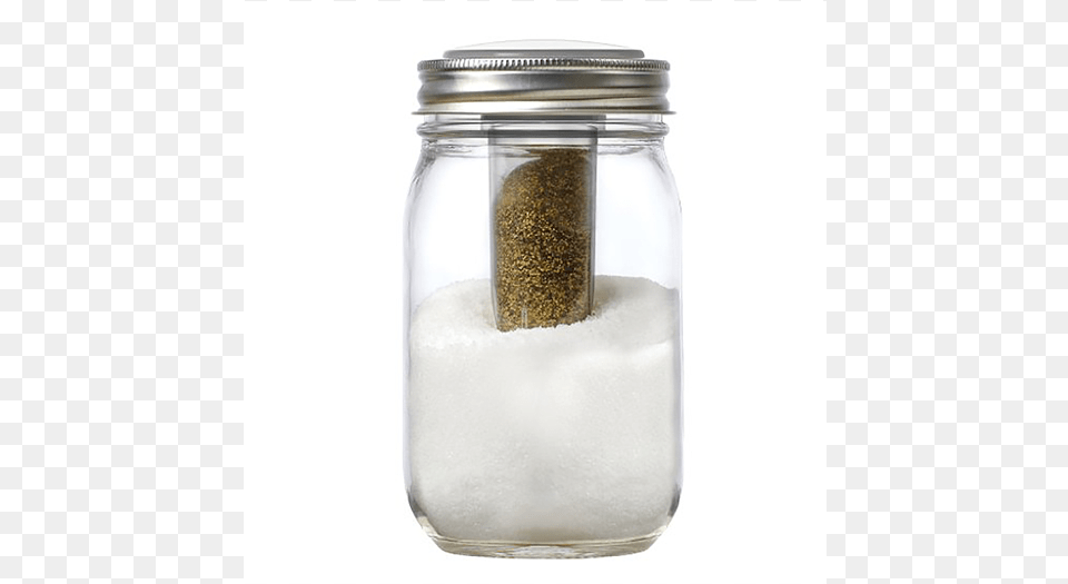 Click To Enlargeclick To Enlarge Jarware Salt Amp Pepper Shaker Mason Jar Lid, Beverage, Milk, Bottle Png