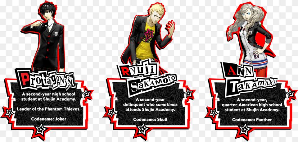 Click To Expand Persona 5 Anne Takamaki Cosplay Costume, Advertisement, Book, Publication, Comics Free Transparent Png