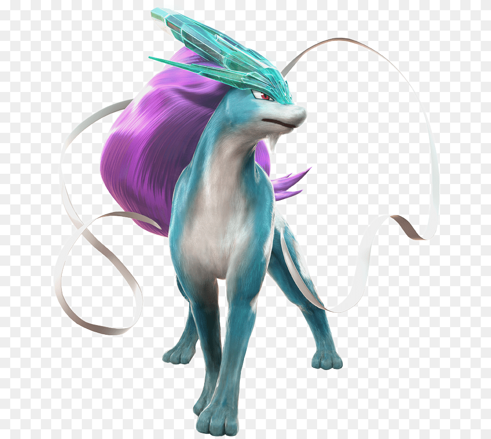 Click To Expand Transparent Suicune Pokken Tournament, Animal, Dinosaur, Reptile, Mammal Png Image