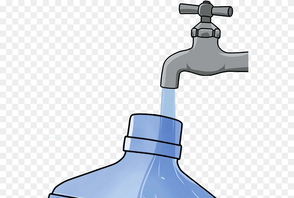 Click To Pour Water From Jug 1 Into Fill Water Bottle Clipart, Tap Free Png Download