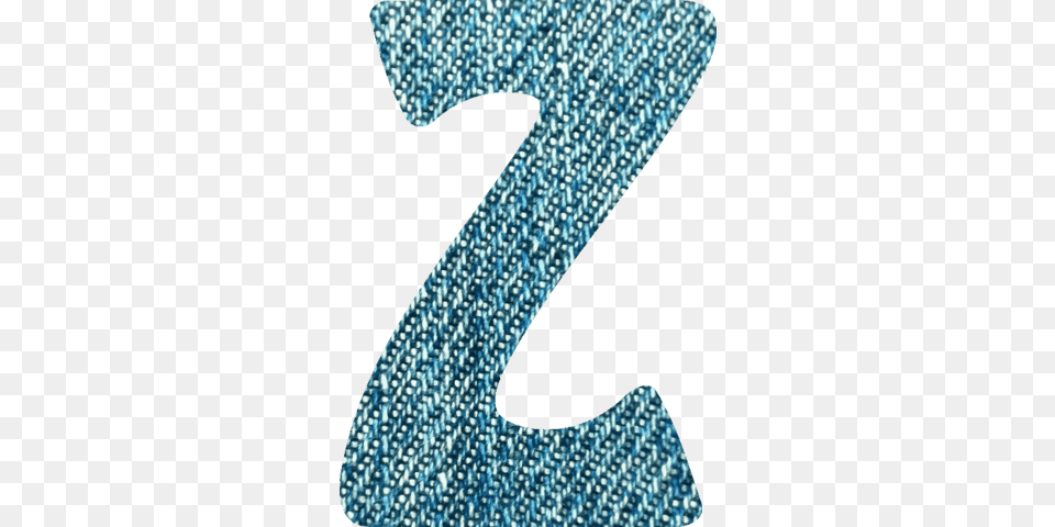 Click To See Printable Version Of Denim Letter Z Paper Letter, Home Decor, Text, Accessories, Formal Wear Free Png Download