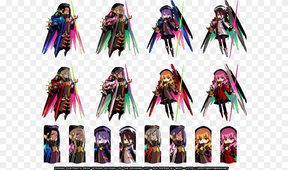 Click To View Full Size Etrian Odyssey Zodiac, Book, Comics, Publication, Adult Free Png