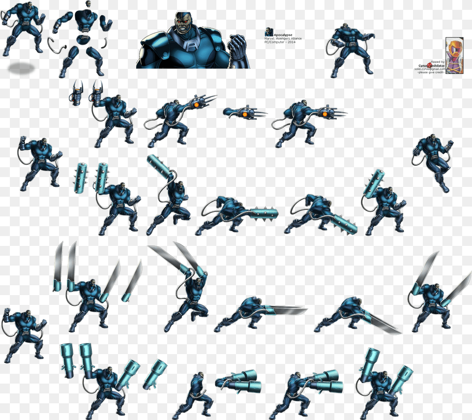 Click To View Full Size Marvel Avengers Alliance Apocalypse, Robot, Adult, Male, Man Png Image