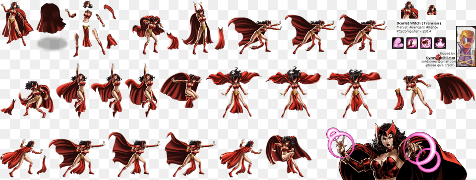 Click To View Full Size Marvel Avengers Alliance Scarlet Witch, Adult, Female, Person, Woman Png Image
