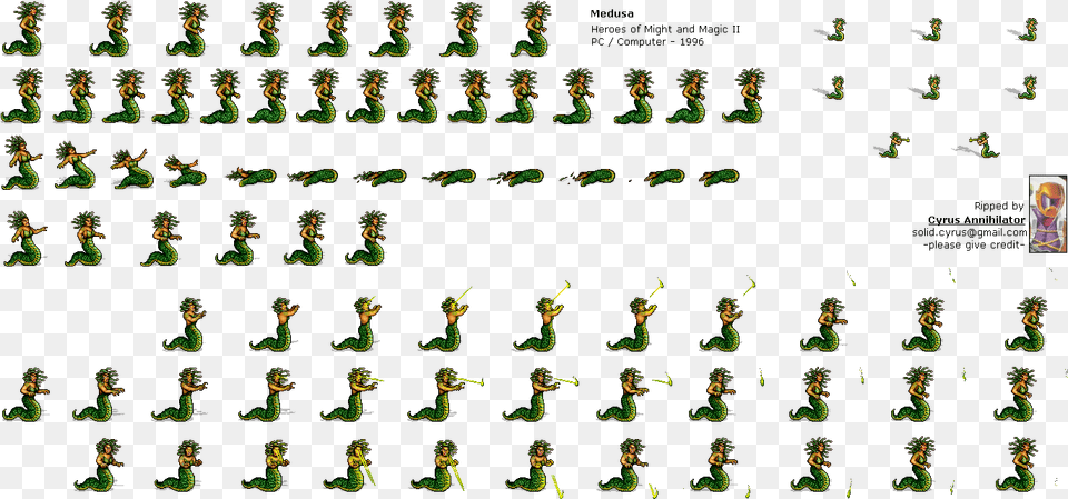 Click To View Full Size Medusa Sprites, Text, Person, Outdoors Png Image