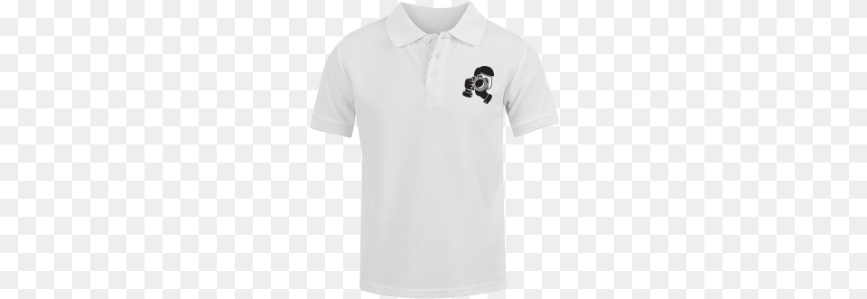 Click White Cotton Polo T Shirt Clean White T Shirt, Clothing, T-shirt Free Png Download