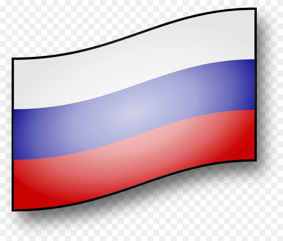 Clickable Russia Flag Clip Arts Bendera Putih Biru Merah, Russia Flag Png Image