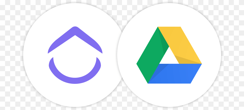 Clickup Cloud Storage In Google Drive, Triangle, Logo Free Png Download