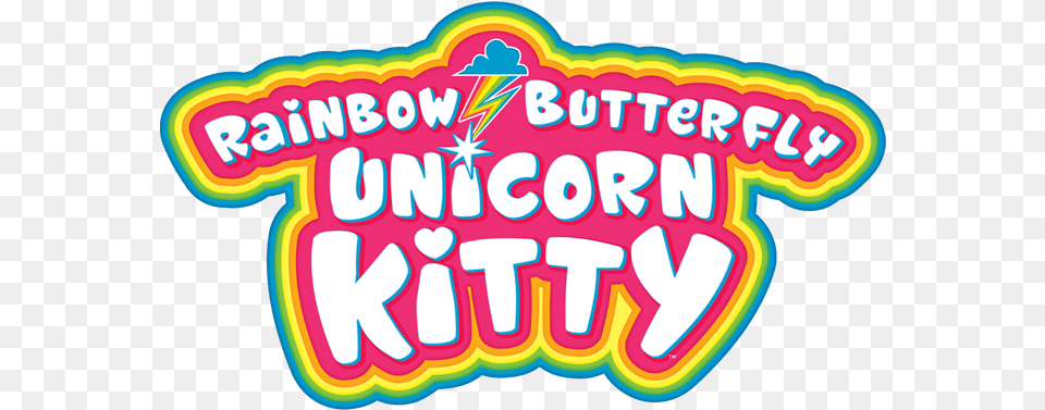 Client Rainbow Butterfly Unicorn Kitty Background, Sticker Free Png