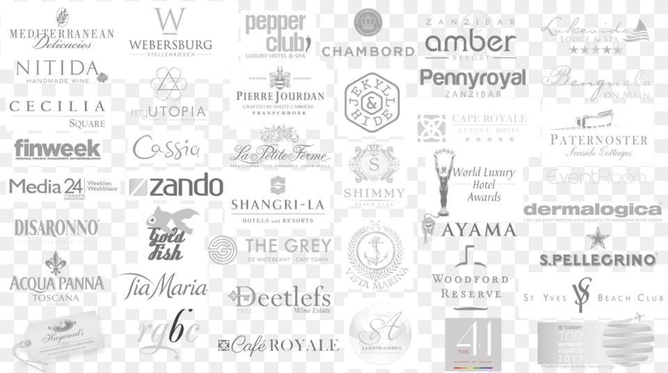 Clients Logos Monochrome, Advertisement, Poster, Text, Person Png