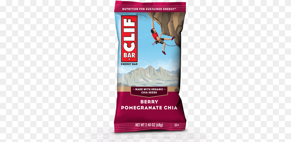 Clif Bar Berry Pomegranate Chia Box12 Main Clif Peanut Butter Banana, Boy, Child, Male, Person Free Transparent Png